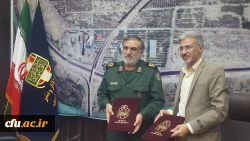 تفاهم نامه همکاری دانشگاه فرهنگیان استان خوزستان وبنیاد حفظ آثار و ارزش های دفاع مقدس خوزستان