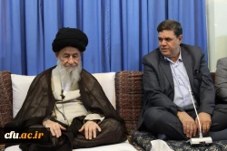 دیدار اعضای هیئت رئیسه و مدیران استانی دانشگاه فرهنگیان سراسر کشور با مرجع تقلید جهان تشییع حضرت آیت الله العظمی علوی گرگانی