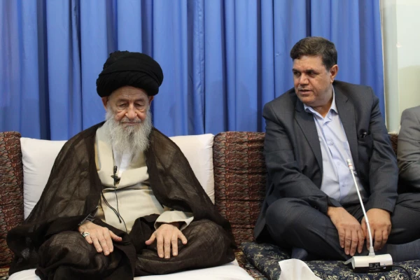 دیدار اعضای هیئت رئیسه و مدیران استانی دانشگاه فرهنگیان سراسر کشور با مرجع تقلید جهان تشییع حضرت آیت الله العظمی علوی گرگانی