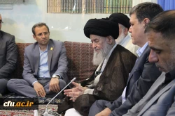 دیدار اعضای هیئت رئیسه و مدیران استانی دانشگاه فرهنگیان سراسر کشور با مرجع تقلید جهان تشییع حضرت آیت الله العظمی علوی گرگانی