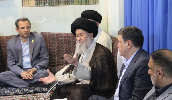 دیدار اعضای هیئت رئیسه و مدیران استانی دانشگاه فرهنگیان سراسر کشور با مرجع تقلید جهان تشییع حضرت آیت الله العظمی علوی گرگانی