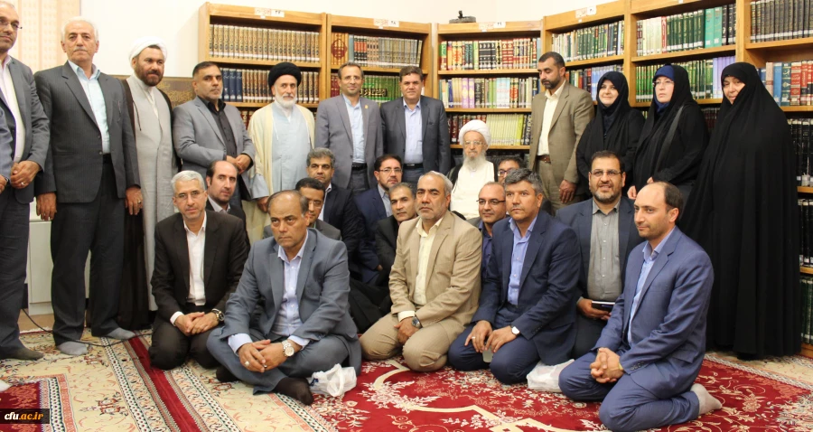 دیدار اعضای هیئت رئیسه و مدیران استانی دانشگاه فرهنگیان سراسر کشور با مرجع تقلید جهان تشییع حضرت آیت الله العظمی مکارم شیرازی