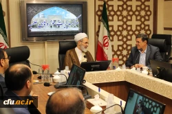 دیدار هئیت رئیسه دانشگاه فرهنگیان و روسای استانی سراسر کشور با آیت الله اعرافی