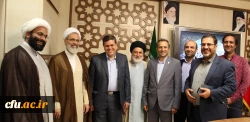 دیدار هئیت رئیسه دانشگاه فرهنگیان و روسای استانی سراسر کشور با آیت الله اعرافی