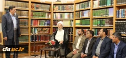 دیدار اعضای هیئت رئیسه و مدیران استانی دانشگاه فرهنگیان سراسر کشور با مرجع تقلید جهان تشییع حضرت آیت الله العظمی مکارم شیرازی 2
