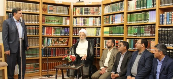 دیدار اعضای هیئت رئیسه و مدیران استانی دانشگاه فرهنگیان سراسر کشور با مرجع تقلید جهان تشییع حضرت آیت الله العظمی مکارم شیرازی 2