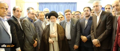 دیدار اعضای هیئت رئیسه و مدیران استانی دانشگاه فرهنگیان سراسر کشور با مرجع تقلید جهان تشیع حضرت آیت الله العظمی علوی گرگانی