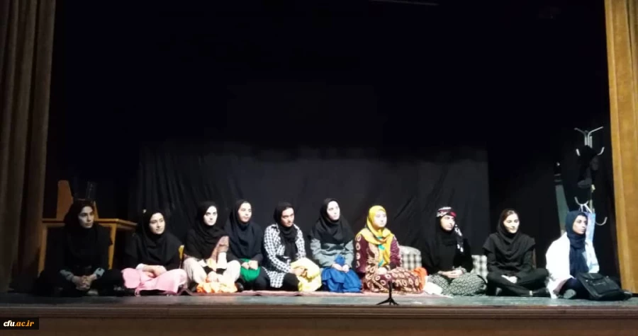 مرحله کشوری بیست و نهمین جشنواره فرهنگی دانشجومعلمان دانشگاه فرهنگیان بخش هنرهای گروهی تئاتر و سرود - روز دوم 20