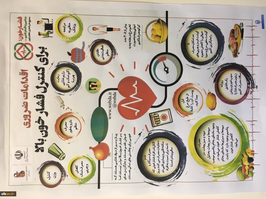 طرح بسیج ملی کنترل فشار خون در سازمان مرکزی دانشگاه فرهنگبان انجام شد 3