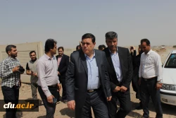 بازدید دکتر خنیفر از مرکز آموزش عالی کاشان و زمین جهت احداث دانشگاه فرهنگیان