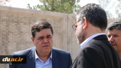 بازدید دکتر خنیفر از مرکز آموزش عالی کاشان و زمین جهت احداث دانشگاه فرهنگیان