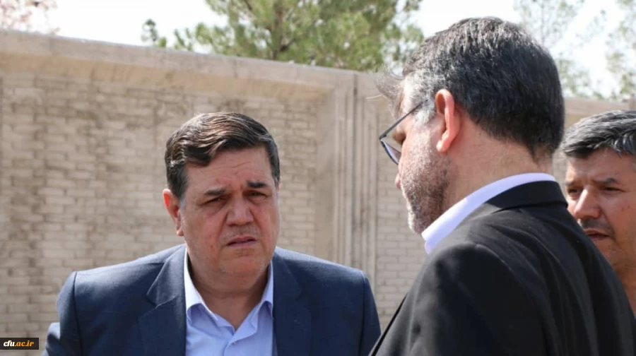 بازدید دکتر خنیفر از مرکز آموزش عالی کاشان و زمین جهت احداث دانشگاه فرهنگیان