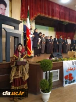 مراسم اختتامیه بیست و نهمین دوره مسابقات فرهنگی دانشجومعلمان دانشگاه فرهنگیان سراسر کشور در بخش هنرهای نمایشی خواهران با معرفی گروه های برتردر شیراز پایان یافت. 8