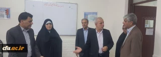 بازدید اعضای کمیسیون آموزش مجلس شورای اسلامی به همراه سرپرست معاونت فرهنگی و اجتماعی دانشگاه از دانشگاه فرهنگیان خراسان جنوبی