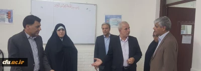 بازدید اعضای کمیسیون آموزش مجلس شورای اسلامی به همراه سرپرست معاونت فرهنگی و اجتماعی دانشگاه از دانشگاه فرهنگیان خراسان جنوبی