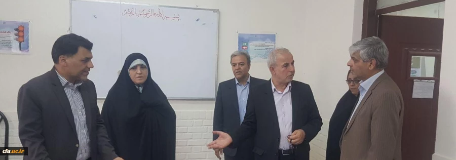 بازدید اعضای کمیسیون آموزش مجلس شورای اسلامی به همراه سرپرست معاونت فرهنگی و اجتماعی دانشگاه از دانشگاه فرهنگیان خراسان جنوب 2