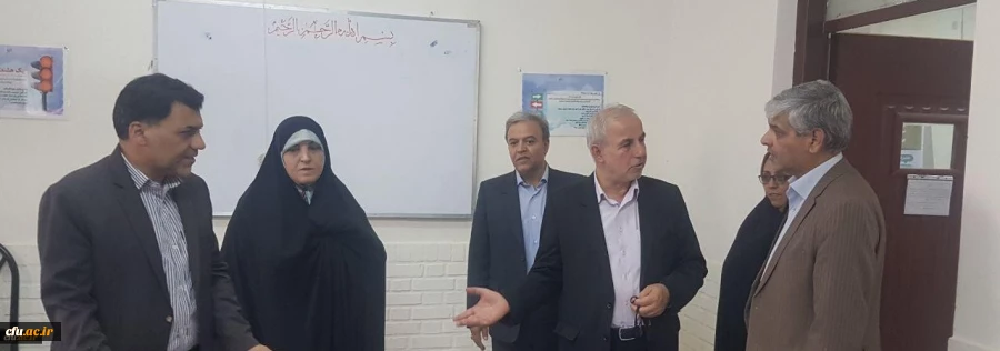 بازدید اعضای کمیسیون آموزش مجلس شورای اسلامی به همراه سرپرست معاونت فرهنگی و اجتماعی دانشگاه از دانشگاه فرهنگیان خراسان جنوبی 2