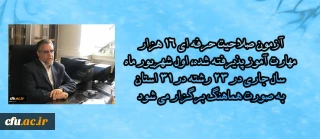 سرپرست معاونت نظارت، ارزیابی و تضمین کیفیت دانشگاه فرهنگیان:

آزمون صلاحیت حرفه ای 16 هزار مهارت آموز پذیرفته شده، اول شهریور ماه سال جاری در 23 رشته در 31 استان به صورت هماهنگ برگزار می شود