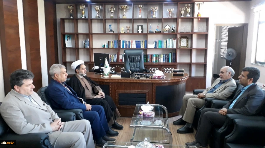 دیدار دکتر توان مدیریت امور پردیس های دانشگاه فرهنگیان کرمان با رئیس دیوان محاسبات استان