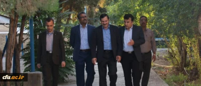 بازدید معاون طرح و برنامه و توسعه منابع دانشگاه فرهنگیان از پردیس های دانشگاه فرهنگیان یزد