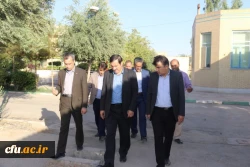 بازدید معاون طرح و برنامه و توسعه منابع دانشگاه فرهنگیان از پردیس های استانی یزد
 13
