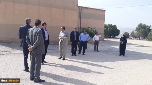 بازدید مدیر کل محترم رفاه و پشتیبانی سازمان مرکزی از زمین در دست احداث سالن اجتماعات پردیس شهید مدرس