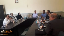 بازدید مدیر کل محترم رفاه و پشتیبانی سازمان مرکزی از زمین در دست احداث سالن اجتماعات پردیس شهید مدرس