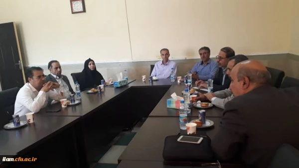 بازدید مدیر کل محترم رفاه و پشتیبانی سازمان مرکزی از زمین در دست احداث سالن اجتماعات پردیس شهید مدرس