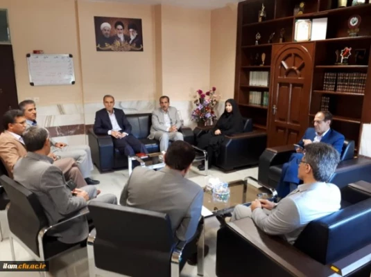 نشست مشترک هیات رئیسه دانشگاه فرهنگیان ایلام با مدیر کل آموزش و پرورش استان