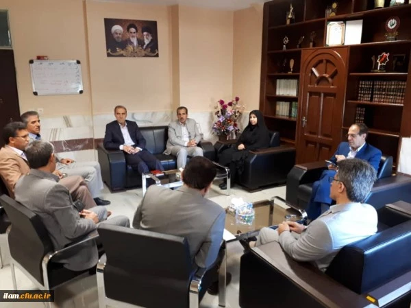 نشست مشترک هیات رئیسه دانشگاه فرهنگیان ایلام با مدیر کل آموزش و پرورش استان