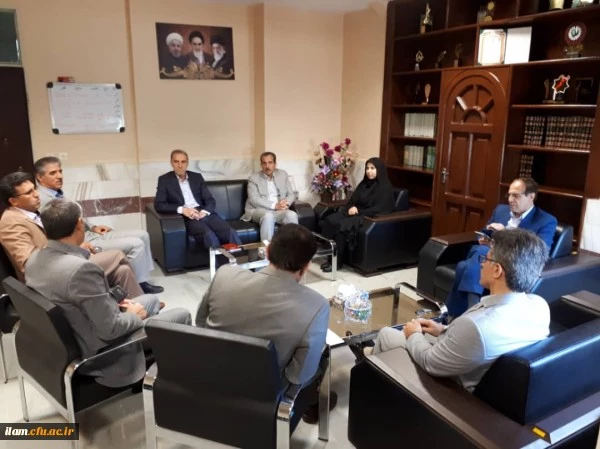 نشست مشترک هیات رئیسه دانشگاه فرهنگیان ایلام با مدیر کل آموزش و پرورش استان