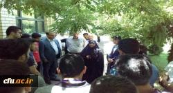 بازدید خانم دکترعلی نژاد معاون دانشجویی دانشگاه فرهنگیان از پردیس های استان همدان