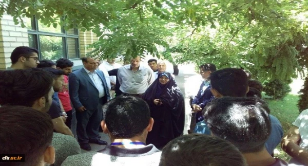 بازدید معاون دانشجویی دانشگاه فرهنگیان از پردیس های استان همدان 2