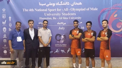 درخشش دانشجویان پسر دانشگاه فرهنگیان کرمان با کسب عنوان نائب قهرمانی در المپیاد ورزش های همگانی وزارت علوم