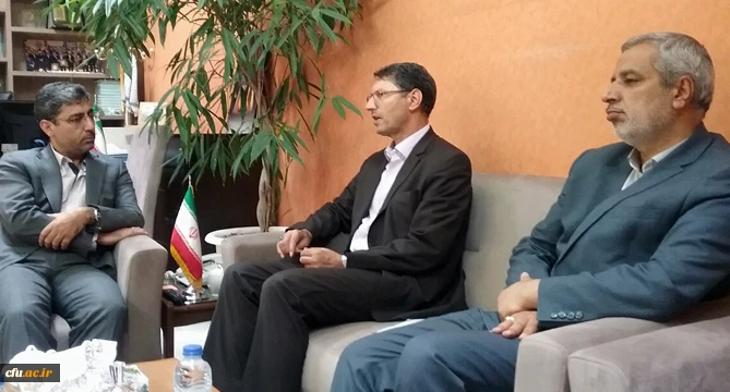 دیدار رئیس دانشگاه فرهنگیان خراسان رضوی با معاون هماهنگی امور اقتصادی استانداری خراسان رضوی