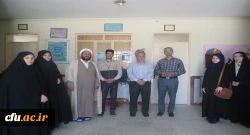 بازدید مسئول دفتر نهاد نمایندگی مقام معظم رهبری دانشگاه فرهنگیان همدان از اردوی جهادی دانشجویان بسیجی