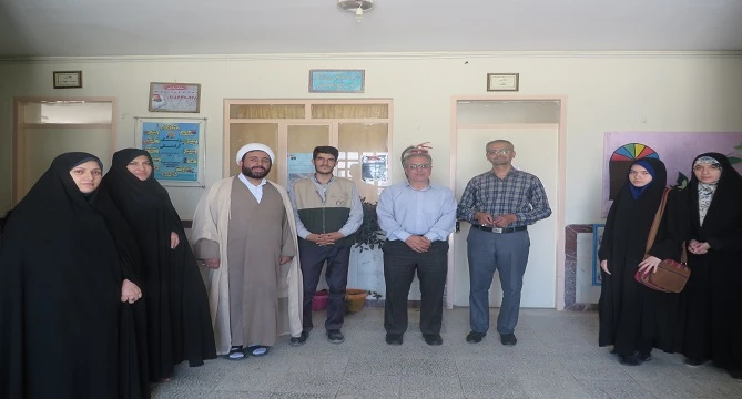 بازدید مسئول دفتر نهاد نمایندگی مقام معظم رهبری دانشگاه فرهنگیان همدان از اردوی جهادی دانشجویان بسیجی