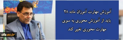 دکتر محمدی در جلسه هیات رئیسه دانشگاه :

آموزش مهارت آموزان ماده 28  باید از آموزش محوری به سوی مهارت محوری تغییر کند