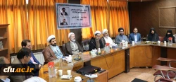 جلسه معارفه و تکریم مسئولین جدید و سابق دفتر نهاد مقام معظم رهبری در دانشگاه فرهنگیان استان کرمان