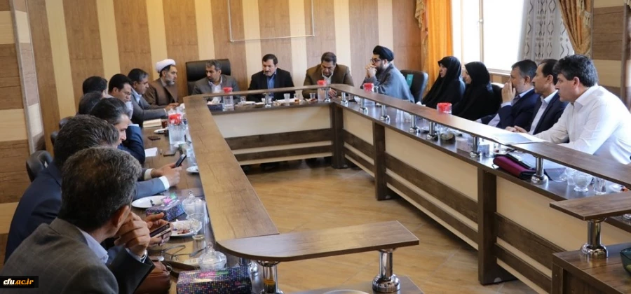 با حضور دکتر خاکی معاون طرح و برنامه و توسعه منابع دانشگاه برگزارشد:

ششمین جلسه هیأت امنای دانشگاه فرهنگیان استان کرمان با اولویت انتخاب زمین جهت احداث ساختمان جدید دانشگاه 4