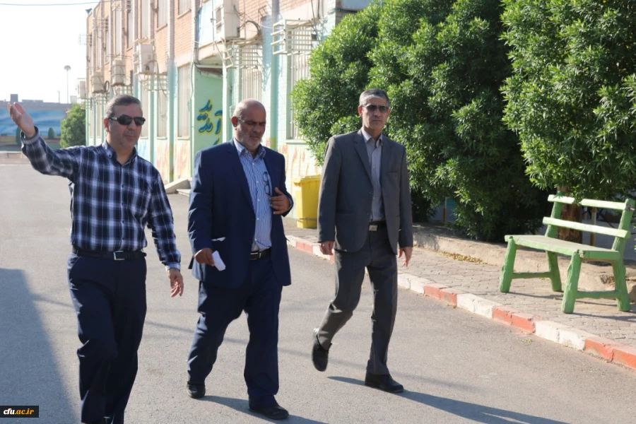 بازدید مدیر کل امور مالی دانشگاه فرهنگیان از پردیس ها و مراکز دانشگاه فرهنگیان استان خوزستان