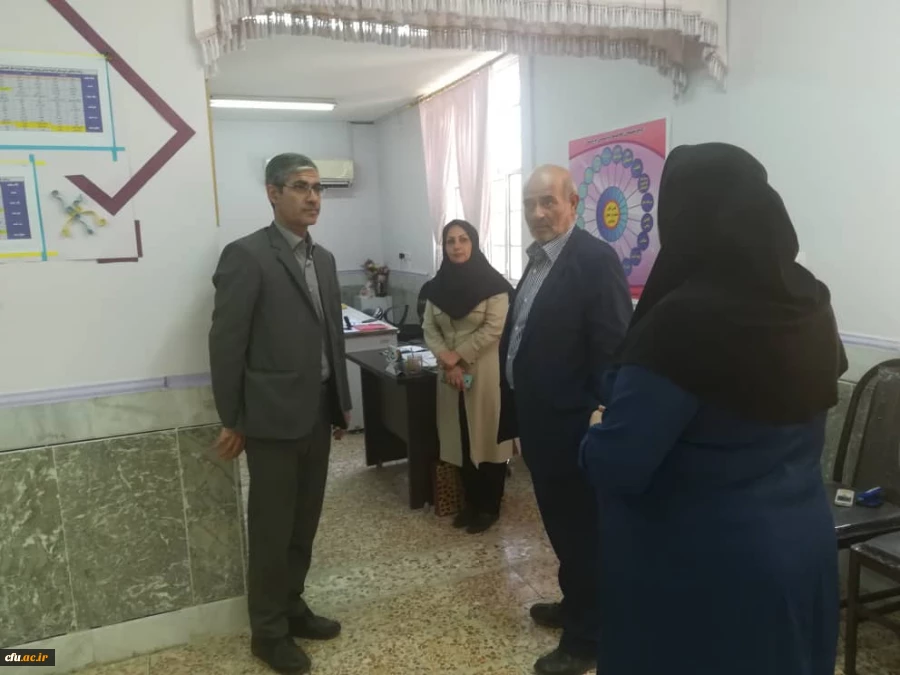 بازدید مدیر کل امور مالی دانشگاه فرهنگیان از پردیس ها و مراکز دانشگاه فرهنگیان استان خوزستان