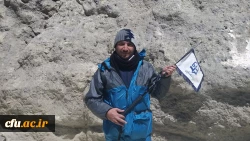 صعود افتخارآفرین آقای مهندس رضایی، سرپرست مرکز هوشمندسازی دانشگاه فرهنگیان به قله دماوند 2