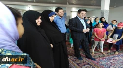 بازدید آقای دکتر محمودلو مدیر امور پردیسهای استان و خانم دکتر پایز سرپرست پردیس علامه طباطبایی آذربایجان غربی  از اردوهای جهادی حوزه بسیج دانشجویی 3