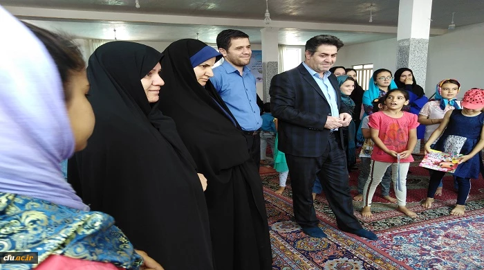 بازدید آقای دکتر محمودلو مدیر امور پردیسهای استان و خانم دکتر پایز سرپرست پردیس علامه طباطبایی آذربایجان غربی  از اردوهای جهادی حوزه بسیج دانشجویی 3