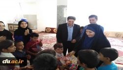 بازدید آقای دکتر محمودلو مدیر امور پردیسهای استان و خانم دکتر پایز سرپرست پردیس علامه طباطبایی آذربایجان غربی  از اردوهای جهادی حوزه بسیج دانشجویی 7