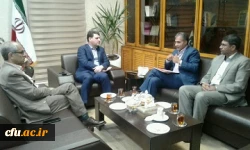 دیدار سرپرست دانشگاه فرهنگیان سیستان وبلوچستان با معاون سیاسی واجتماعی استانداری استان