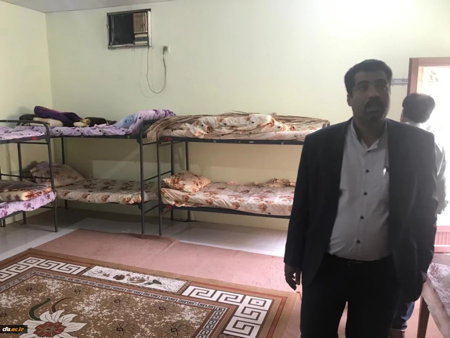 بازدید مدیر کل امور مالی دانشگاه فرهنگیان از پردیس های استان هرمزگان و فضای های آموزشی و خوابگاهی جدید 9