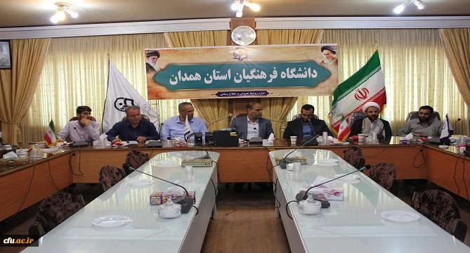 مراسم تکریم و معارفه مسئول حوزه شهید مطهری بسیج دانشجویی دانشگاه های استان همدان به میزبانی پردیس شهید مقصودی برگزار شد