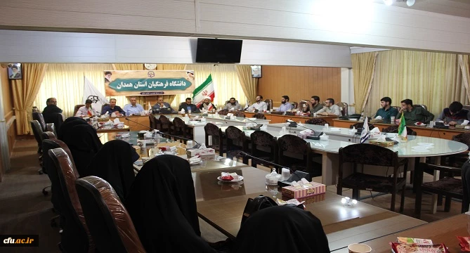 مراسم تکریم و معارفه مسئول حوزه شهید مطهری بسیج دانشجویی دانشگاه های استان همدان به میزبانی پردیس شهید مقصودی برگزار شد